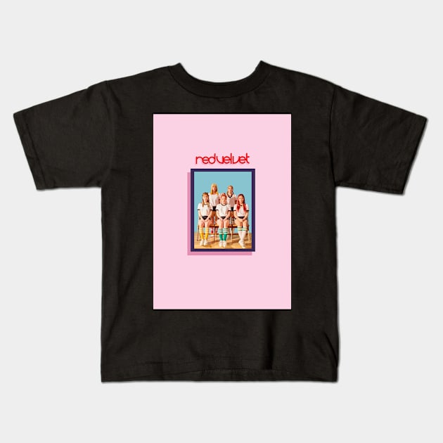 RED VELVET RUSSIAN ROULETTE COMEBACK Kids T-Shirt by NiamhYoungArt